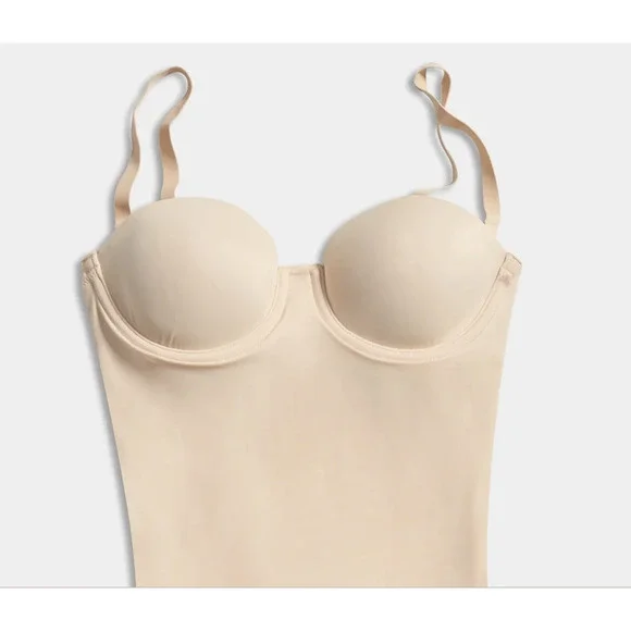 Maidenform Built-in-Bra Slip | Cool Comfort Fajas Shapewear | 34 B DM1007 - Picture 2 of 5